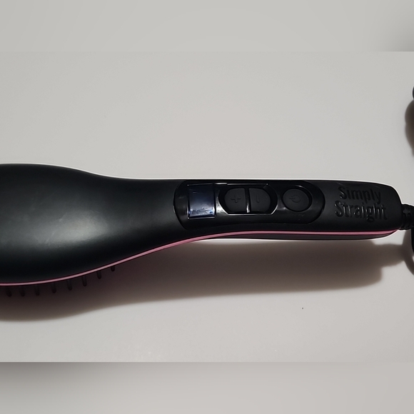 Simply Straight Hair Straightening Brush SSMC4 Model Black Pink - Picture 3 of 3